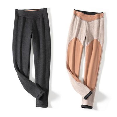 3层厚驼绒羊毛保暖裤意大莱女士