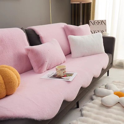 衣帽间手办垫子毛垫直播桌子毛垫兔毛绒坐垫可擦毛绒布置慢说日式