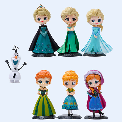 爱莎冰雪奇缘公仔玩具手办