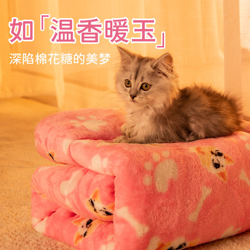 宠物猫咪毯子猫毛毯加厚保暖小毯子小猫小狗狗专用冬季睡觉小被子,宠物/宠物食品及用品,猫狗垫子,淘宝优惠券,粉丝福利购,淘宝优惠卷
