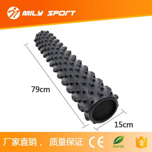 79cm长款EVA瑜伽柱狼牙泡沫轴棒