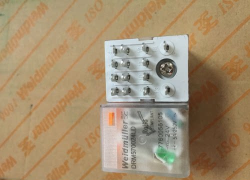 魏德米勒DRM570024LD中间继电器DC24V 14脚 不含底座