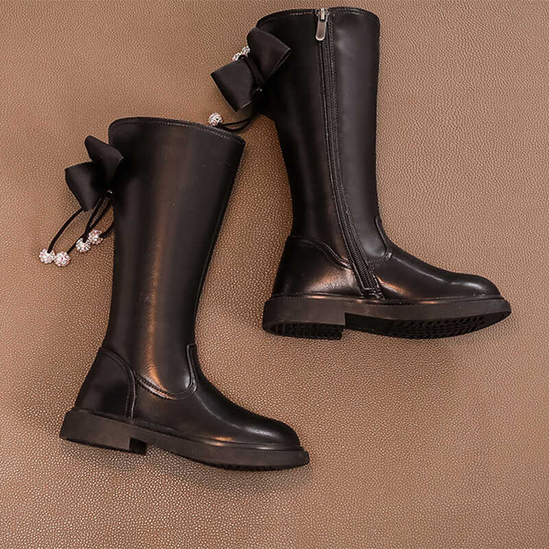 长筒靴2025新款马丁靴儿童冬季