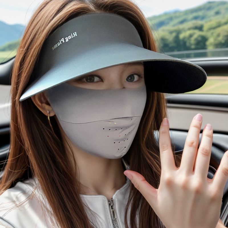 无痕一体防晒帽子女款新