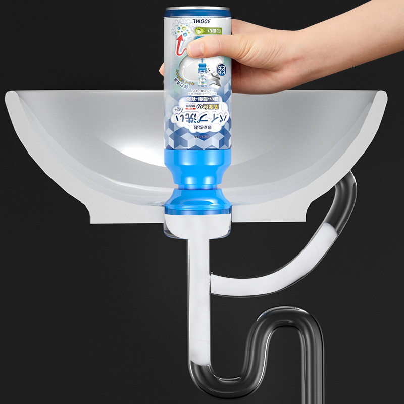 日本泡沫下水道除臭剂厨房管道去异味化妆室洗漱面台厕所除臭神器