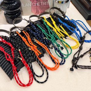 陈太叶莎同款咖色眼镜链挂脖防丢绳口罩链蓝牙耳机链24春夏新款