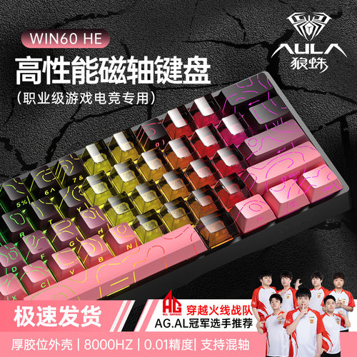 【十年老店】狼蛛磁轴电竞键盘