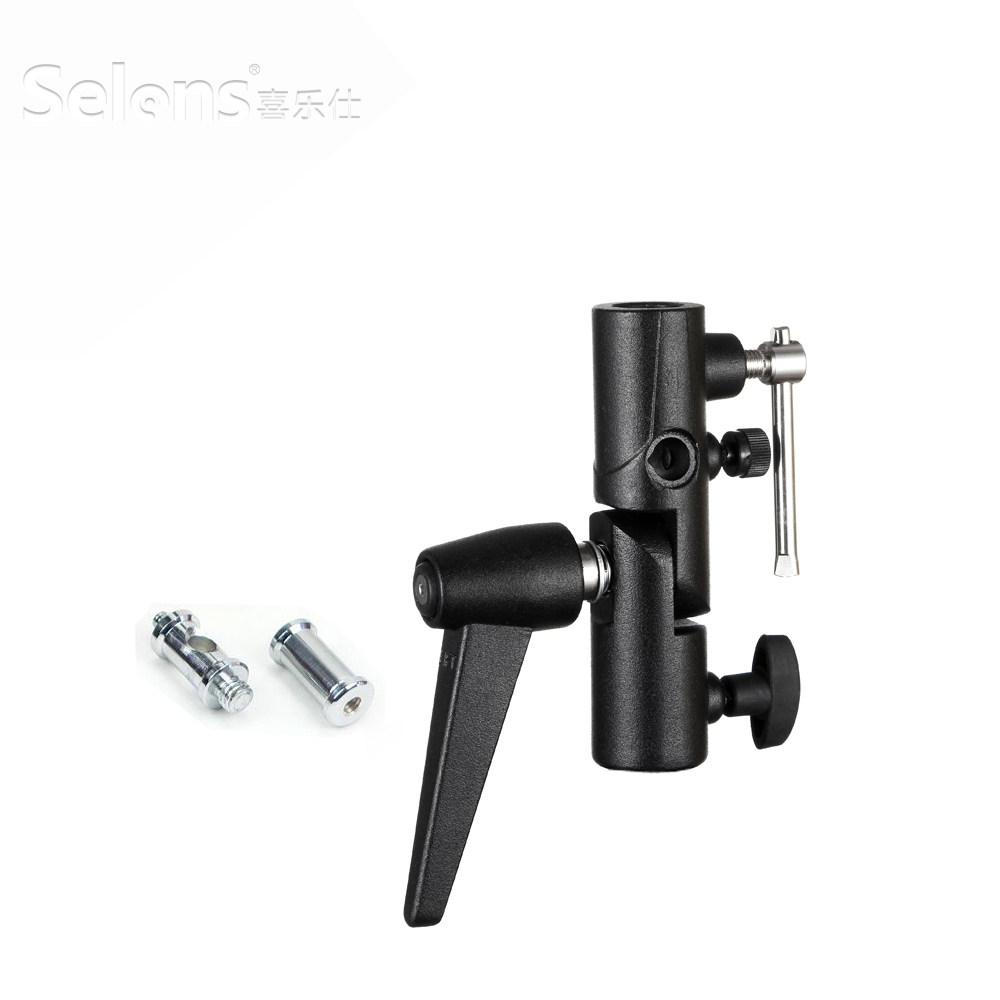 /喜乐仕闪光灯座H型 S-050灯架脚架摄影伞触发引闪器通用全金属L