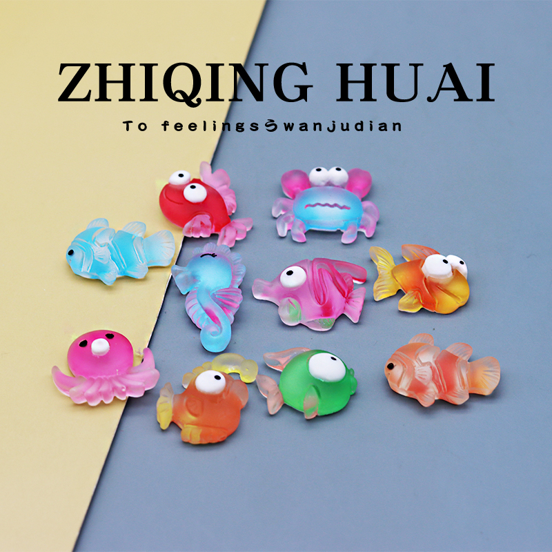 独立盲袋迷你仿真海洋生动物模型
