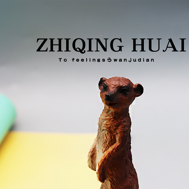 狐獴玩具仿真动物模型