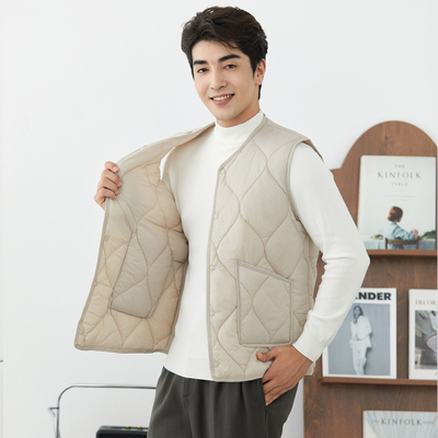 宽松秋冬单排扣百搭马甲