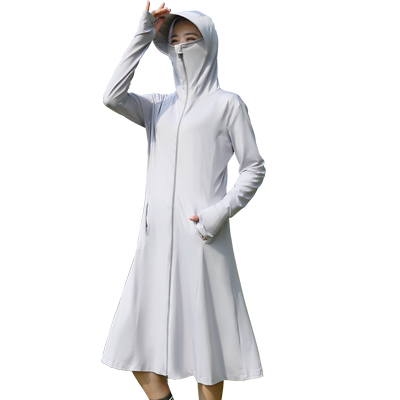 连帽外套新款夏季骑车遮脸防晒