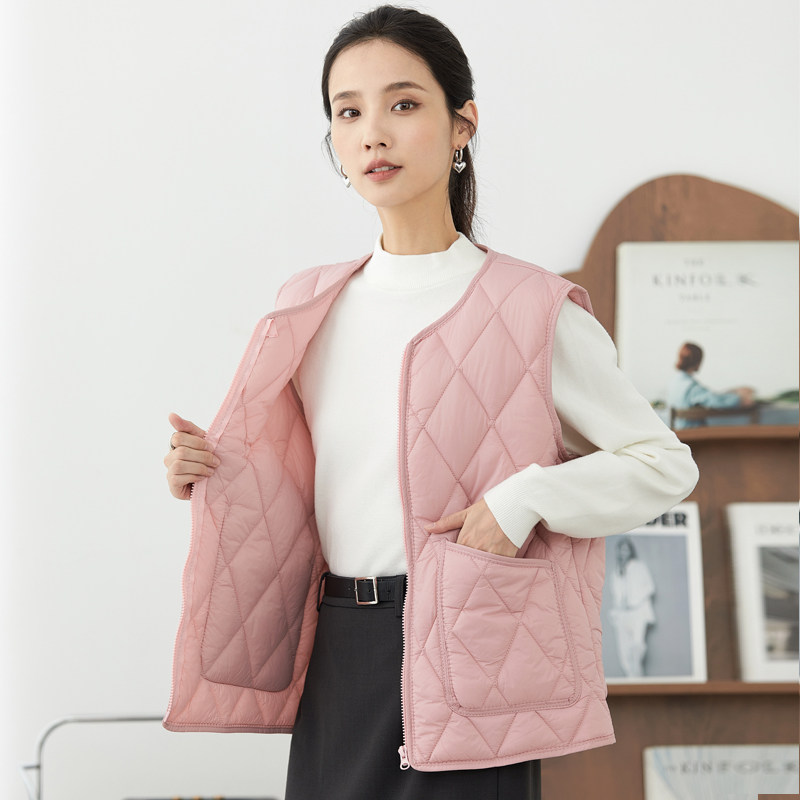 衫宣2026新款保暖棉衣女马甲