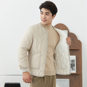 棉衣男短款 加绒加厚秋冬内穿小棉袄羊羔绒防寒打底羽绒棉内胆外套