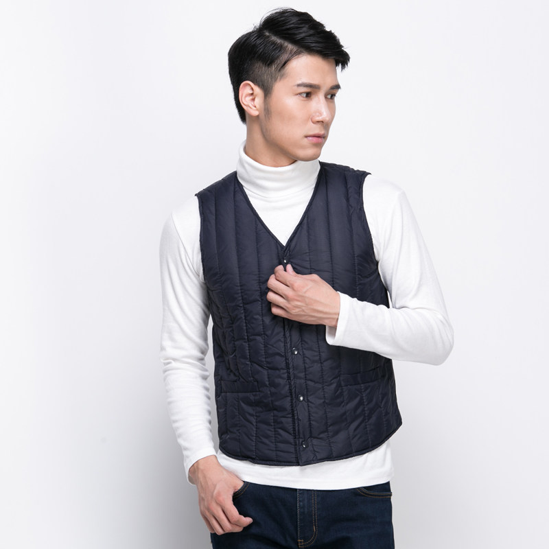 Débardeur homme gilet en nylon pour hiver - Ref 1588696 Image 4