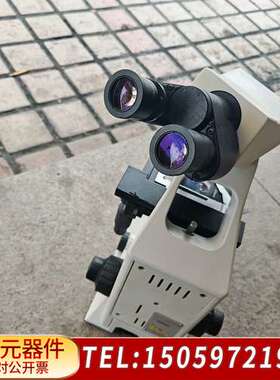 奥林巴斯(Olympus)显微镜CX21。双目目镜，4倍、1