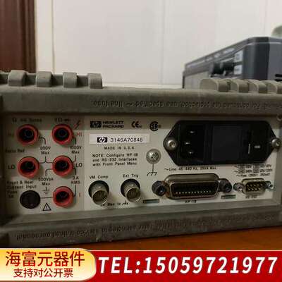 HP34401A万用表，，如视频。机。邮