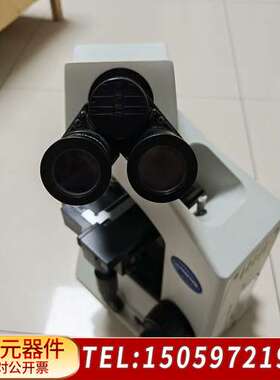 奥林巴斯(Olympus)显微镜CX21。双目目镜（模糊)，