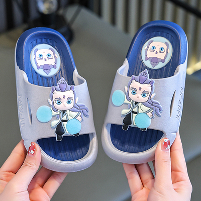 2025新款哪吒儿童拖鞋男童敖丙夏季居家防滑宝宝夏天拖鞋男孩女童