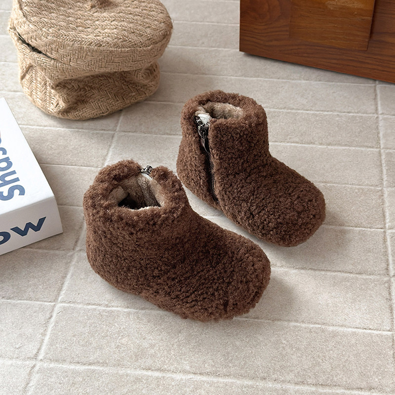 女童雪地靴2026冬季新款宝宝毛毛鞋子加绒短靴保暖二棉小女孩棉靴,童鞋/婴儿鞋/亲子鞋,棉靴,淘宝优惠券,粉丝福利购,淘宝优惠卷