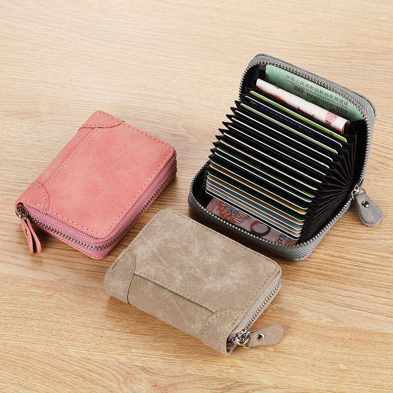ANTI-DEGAUSSING AND ANTI-THEFT CARD HOLDERS MENS AND WOMENS SMALL AND MULTI-FUNCTIONAL ULTRA-THIN AND LARGE-CAPACITY CARD HOLDERS DRIVING DOCUMENTS COIN PURSES
