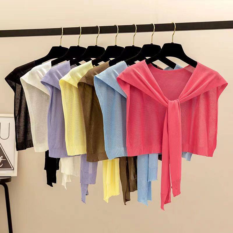 夏季空调房办公网红小搭肩坎肩春秋经典百搭针织条纹披肩女外搭,服饰配件/皮带/帽子/围巾,防晒披肩,淘宝优惠券,粉丝福利购,淘宝优惠卷