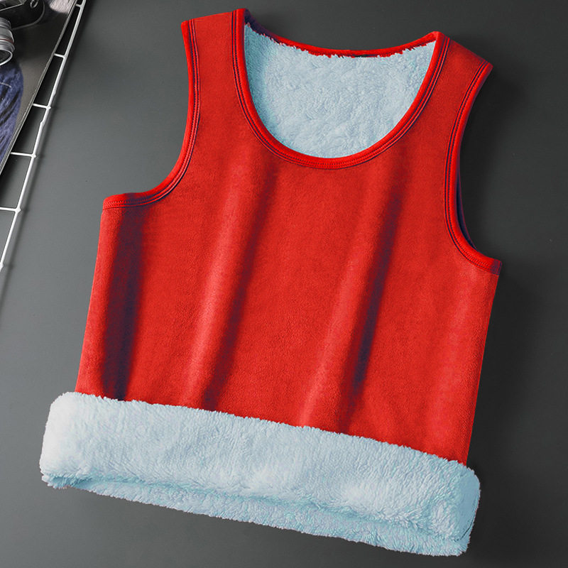 羊羔绒保暖背心男加绒加厚内衣秋冬修身坎肩无袖马甲内穿打底上衣,男装,背心,淘宝优惠券,粉丝福利购,淘宝优惠卷