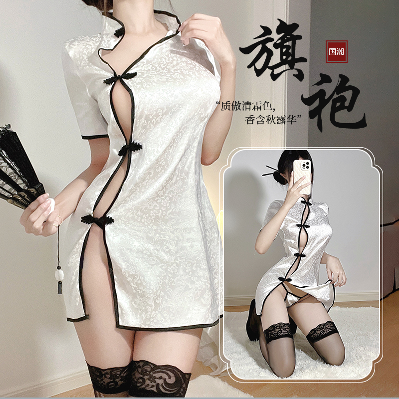 性感复古旗袍制服内衣JK超短裙甜美纯欲可爱2025新款夏秋睡衣套装