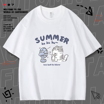 广州白马短袖2026新款女夏季上衣十三行虎门女装高端欧货纯棉T恤