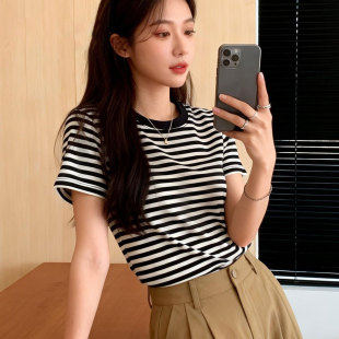 广州十三行白马沙河大码宽松纯棉短袖t恤女义乌体恤上衣打底衫夏
