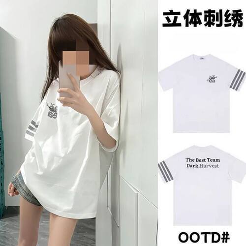 2026夏季无锡新款纯棉短袖t恤广州白马沙河虎门普宁女装漂亮上衣