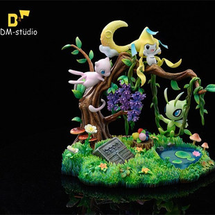 呆萌DM  基拉祈 梦幻 雪拉比 雕像手办现货