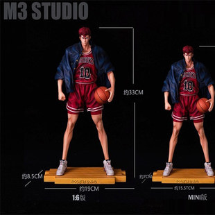 梦想小镇 M3 湘北VS山王 樱木 流川枫 泽北 手办雕像现货