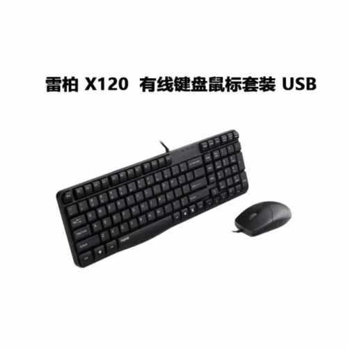 双USB接口X120办公雷柏
