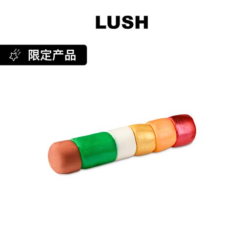 LUSH岚舒圣诞花环奇趣泡泡皂