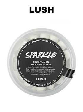 LUSH亮白否去渍是清新牙膏粒
