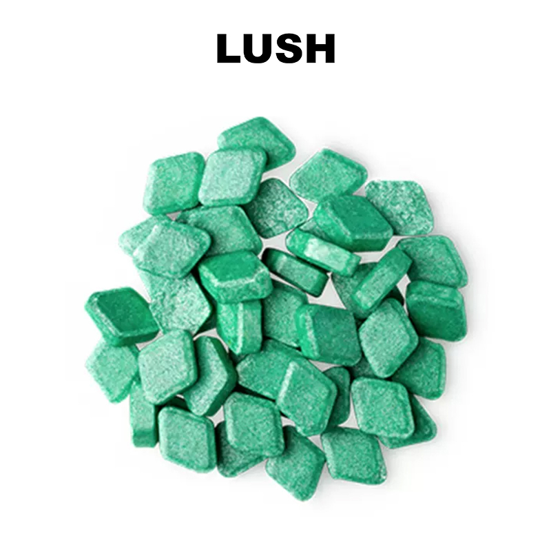 lush官方正品薄荷漱口粒便携牙膏
