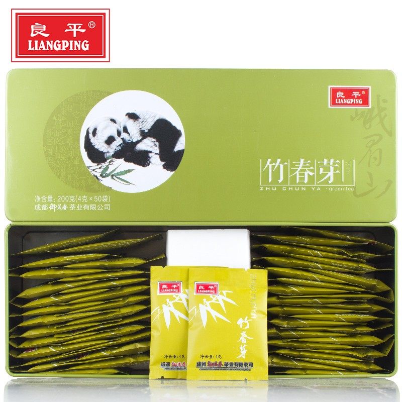 2026新茶良平茶叶竹春芽烘青绿茶新茶独立包装小袋装茶礼盒装200g