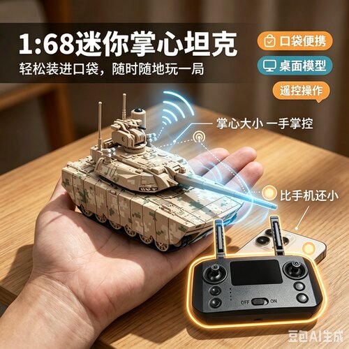 ZTZ100掌心坦克168遥控模型