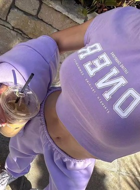 TT WOLVES 柔软健身运动弹力小短袖babytee短款百搭日常基础款E35