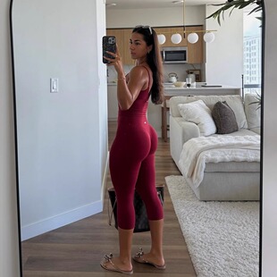 TTWOLVES超软糯Soft2.0女士磨毛瑜伽健身骑行运动中长度7分裤 C68