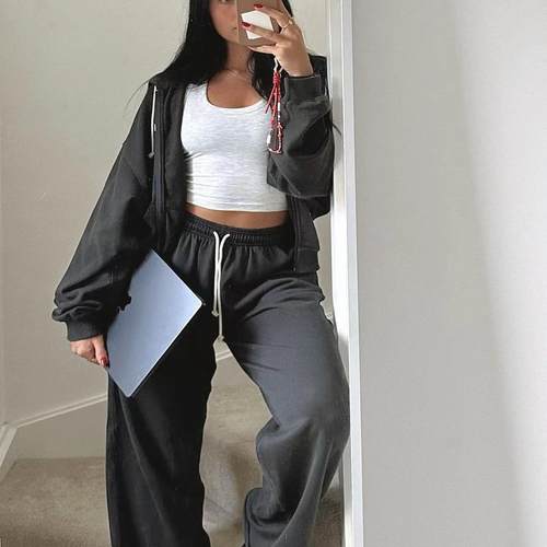 TTWOLVES运动健身女士拉链卫衣