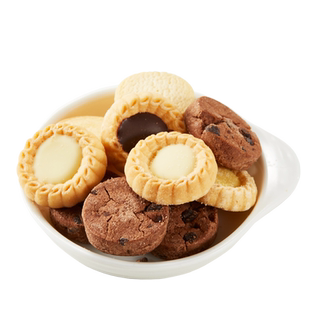 波路梦蛋塔曲奇饼干日式黄油芝士巧克力蛋挞普奇小包装甜点心零食