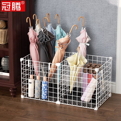 办公室伞架小号迷你矮款雨伞收纳层架家用多功能铁艺放伞装伞置物