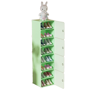 小鞋架门口儿童小孩卡通多层转角窄小型易经济型省空间幼儿园鞋盒
