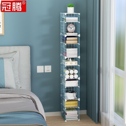 窄缝收纳置物架床头单排立式靠墙