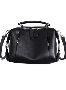 2025冬黑色通勤小方包可单肩手提斜挎包