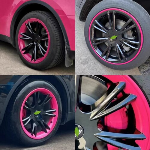 Model3/Y轮毂盖改色配饰