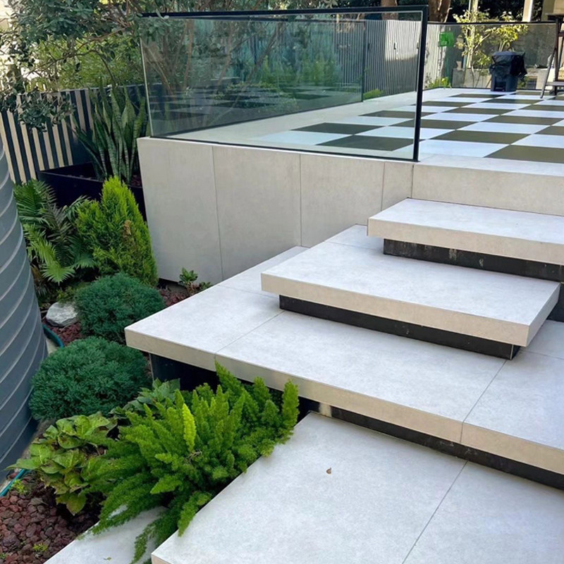 西奥云贝PC砖花园地板砖别墅庭院石英砖彷石材厚板覆古钢挂幕墙砖