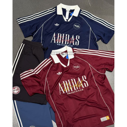 adidas三叶草休闲运动短袖POLO衫